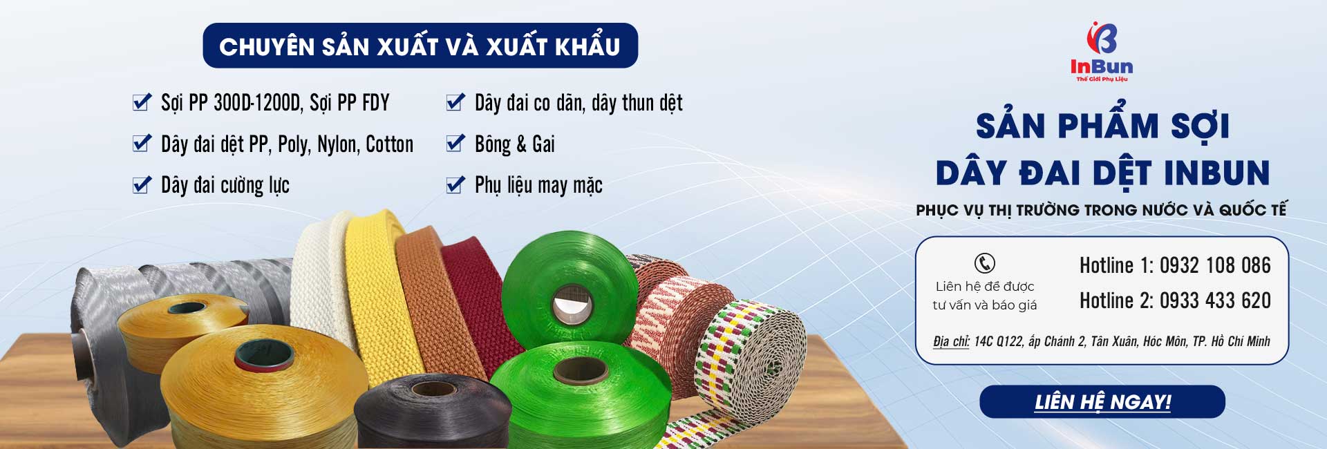 INBUN MANUFACTURE COMMERCIAL COMPANY LIMITED<br>CÔNG TY TNHH THƯƠNG MẠI SẢN XUẤT INBUN